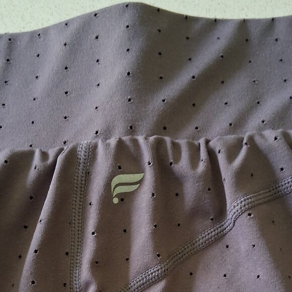 Fabletics Gray & Neon Green Women's Workout Set Size M - Picture 5 of 13